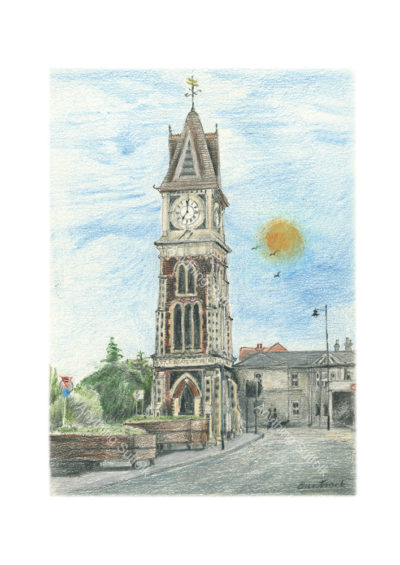 Clock Tower, Newmarket by Malcolm Buntrock