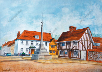 Market Cross, Lavenham by Irene Hart