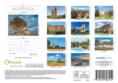 A5 Suffolk Calendar 2021 – AnythingSuffolk – a range of Suffolk printed