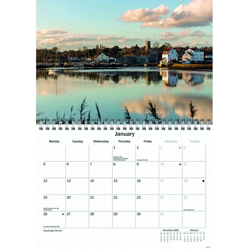 A5 Suffolk Calendar 2026