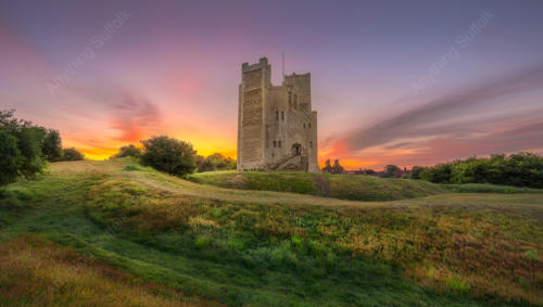 Orford Castle Sunrise by Aron Radford
