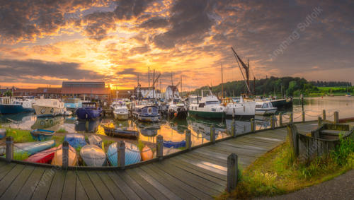 Woodbridge Mill Sunrise by Aron Radford