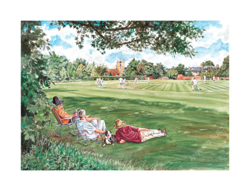 Cricket in Bures by Steven Binks