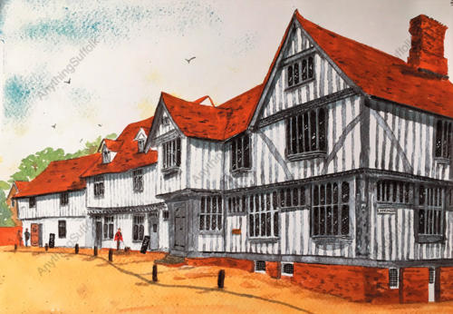 Lavenham Guildhall by Irene Hart