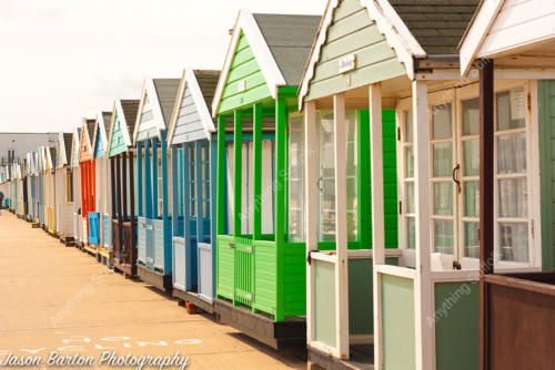 Beach Huts in Southwold by Jason Barton